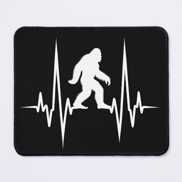 Item preview, White Heartbeat with a Bigfoot designed and sold by WildPalette-Art.