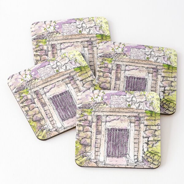 Item preview, Historic Rock Well at Yorkshire Sculpture Park - Ink and Watercolour designed and sold by paleheather.