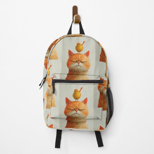 Item preview, Annoyed Cat in a Canary Hat: Minimalistic Expression designed and sold by Piotrek0001.