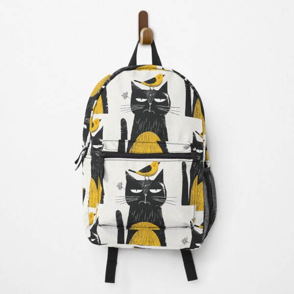 Item preview, Annoyed Cat in a Canary Hat: Minimalistic Expression designed and sold by Piotrek0001.
