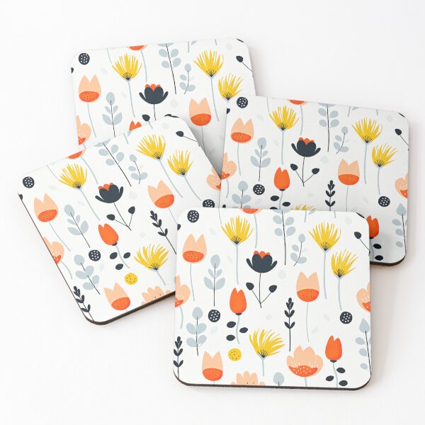 Item preview,    Scandinavian flower leaf pattern  designed and sold by Bubblegirl17.