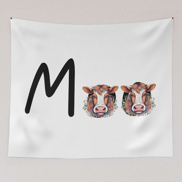 Item preview, Cute Cow Goes Moo. Funny Cow Moo Gifts For Cow Lovers designed and sold by Cuteanimalgifts.