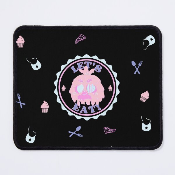 Item preview, FNAF Chica LETS EAT Ice Cream Melt (black) designed and sold by hyperseptix.