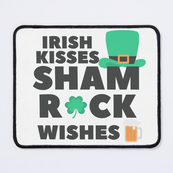 Item preview, Irish Kisses Shamrock Wishes , Retro St. Patrick's Day , Irish Kisses Shamrock Wishes , Irish , Leopard, St Patrick Day Sublimation Design designed and sold by Creativedsigna.
