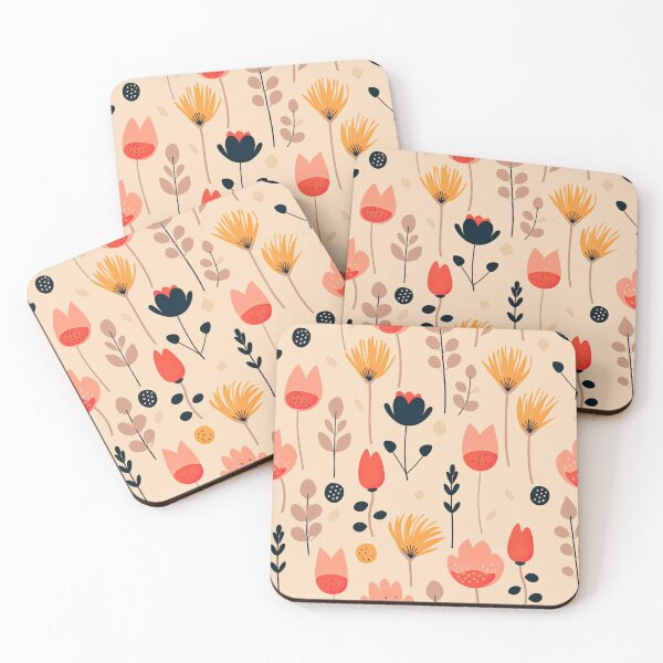 Item preview,   Scandinavian flower leaf pattern  designed and sold by Bubblegirl17.