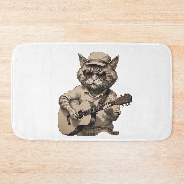 Item preview, Cat Playing Guitar designed and sold by Aise06.