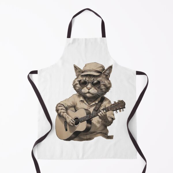 Item preview, Cat Playing Guitar designed and sold by Aise06.