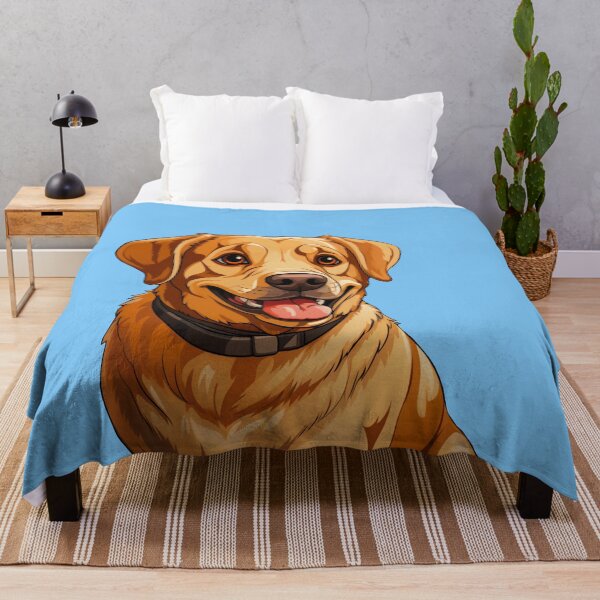 Item preview, Yellow Labrador Pet Dog Puppy Portrait  designed and sold by FoxTreeDesign.