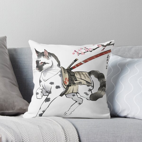 Item preview, Cute Warrior: Katana,Samurai Ninja Calico Cat Horse designed and sold by Design 91maji.