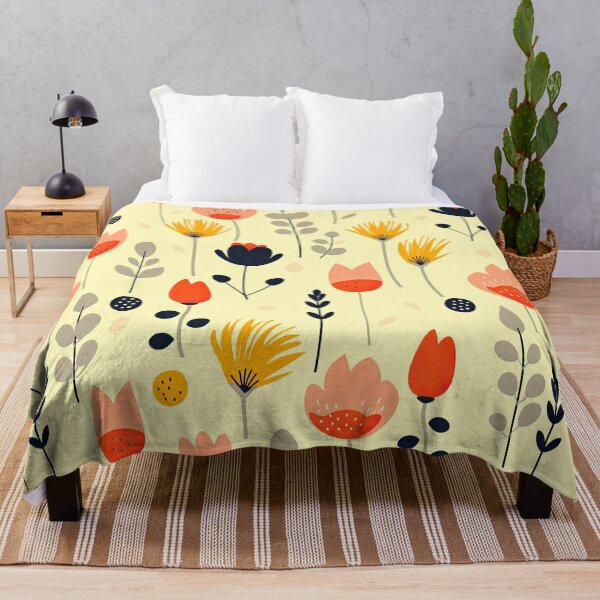 Item preview,    Scandinavian flower leaf pattern  designed and sold by Bubblegirl17.