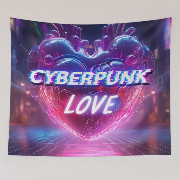 Item preview, Cyberpunk Love Retro Vibe designed and sold by Voysla.