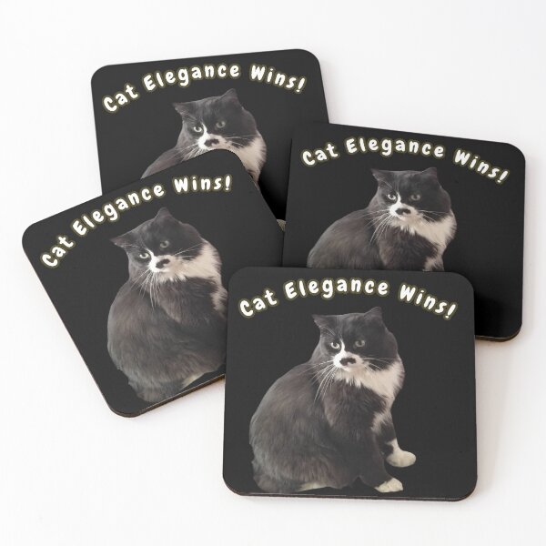 Item preview, Cat Elegance Wins!  designed and sold by mirciashop.