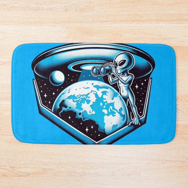 Item preview, Alien Observing Earth from a Spaceship designed and sold by UFOFashionista.