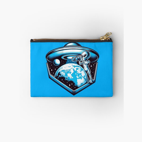 Item preview, Alien Observing Earth from a Spaceship designed and sold by UFOFashionista.