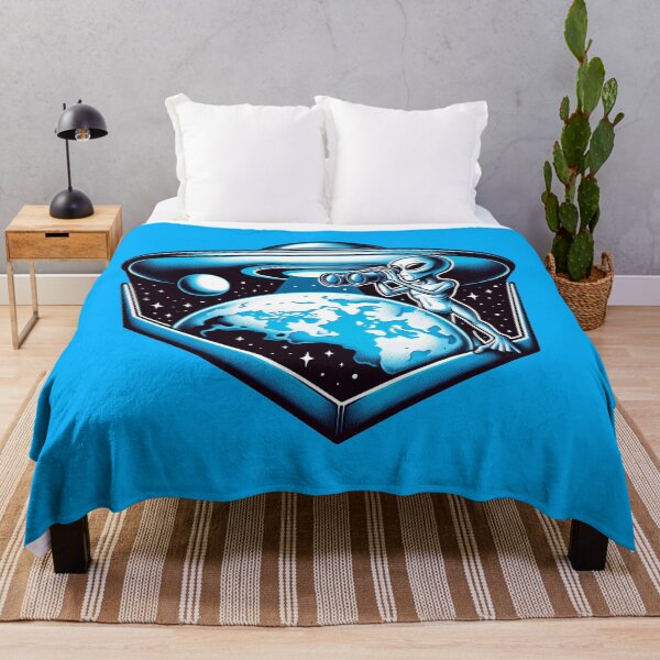 Item preview, Alien Observing Earth from a Spaceship designed and sold by UFOFashionista.