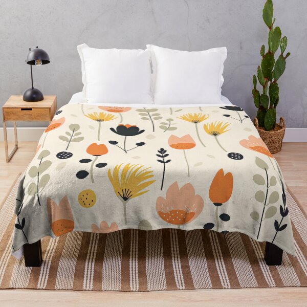Item preview,   Scandinavian flower leaf pattern  designed and sold by Bubblegirl17.
