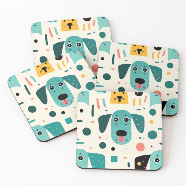 Item preview, Cute Modern Dog Pattern designed and sold by art_me_pliz.