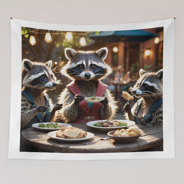 Item preview, A raccoon lunch designed and sold by NerdscapeDC.
