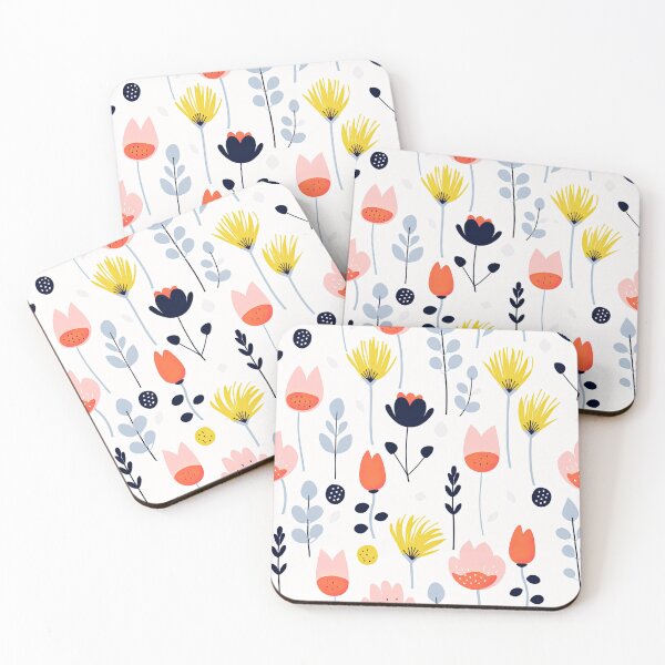 Item preview,     Scandinavian flower leaf pattern  designed and sold by Bubblegirl17.