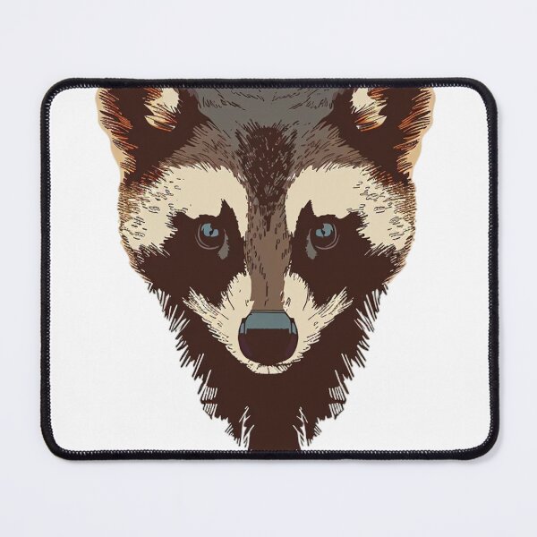 Item preview, Wild Gaze: Portrait of a White-nosed Coati designed and sold by defencepalaces.