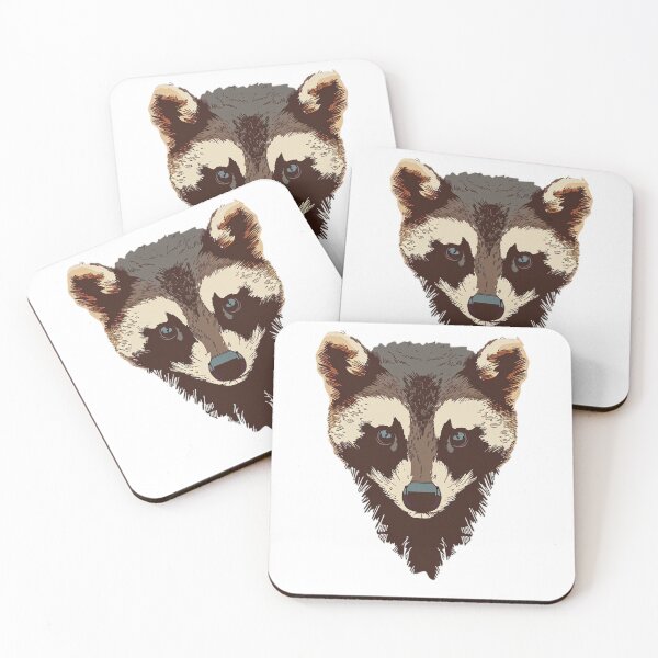 Item preview, Wild Gaze: Portrait of a White-nosed Coati designed and sold by defencepalaces.