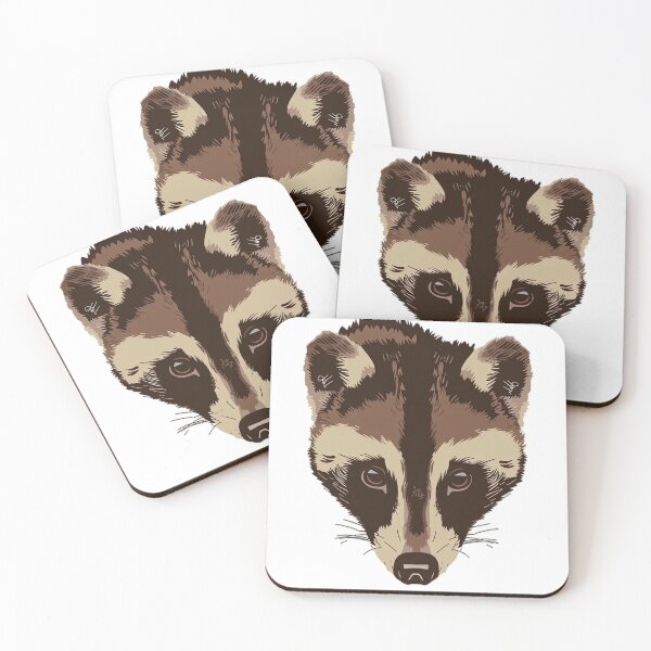 Item preview, Wild Gaze: Portrait of a White-nosed Coati designed and sold by defencepalaces.