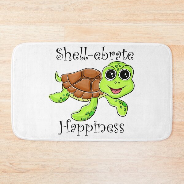 Item preview, Celebrate Happiness – Cute Funny Turtle Design designed and sold by asprse.