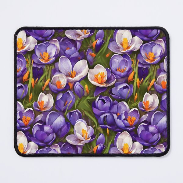 Item preview, Crocus Flower Pattern designed and sold by HOMETOWN86.