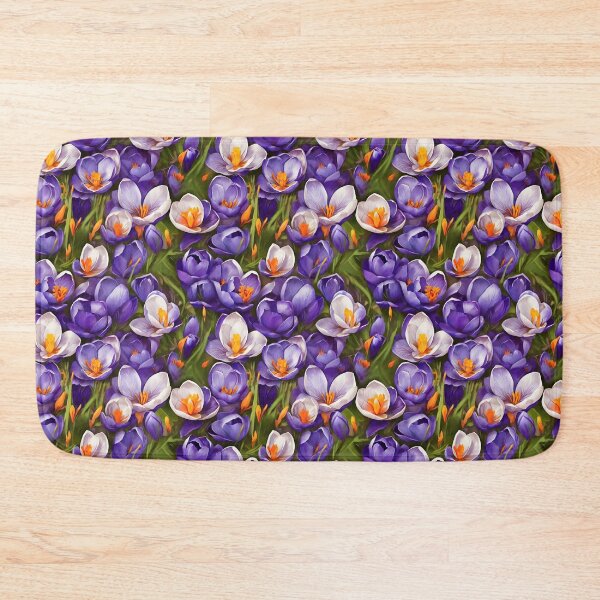 Item preview, Crocus Flower Pattern designed and sold by HOMETOWN86.