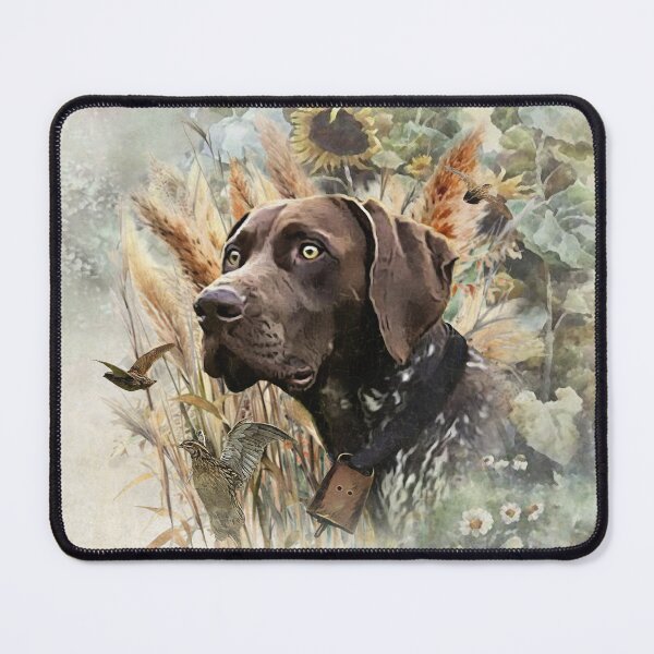 Item preview, Quail hunting with German Shorthaired Pointer  designed and sold by TammyHunterArt.