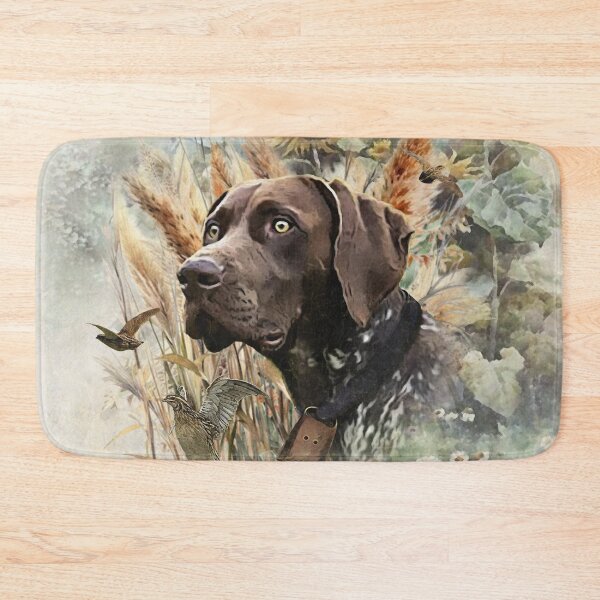 Item preview, Quail hunting with German Shorthaired Pointer  designed and sold by TammyHunterArt.