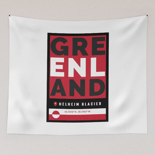 Item preview, Greenland Helheim Glacier Kalaallit Nunaat Arctic Travel designed and sold by GraTEEtude.