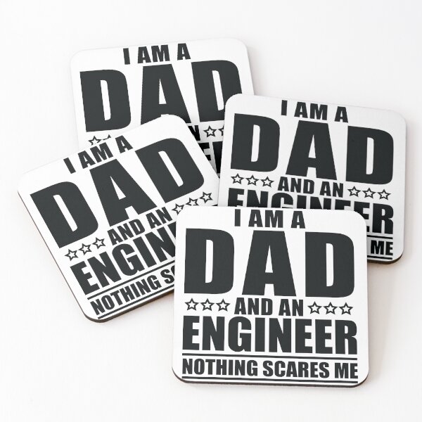 Item preview, I am a Dad and an Engineer Nothing Scares Me designed and sold by SakuraPxl.