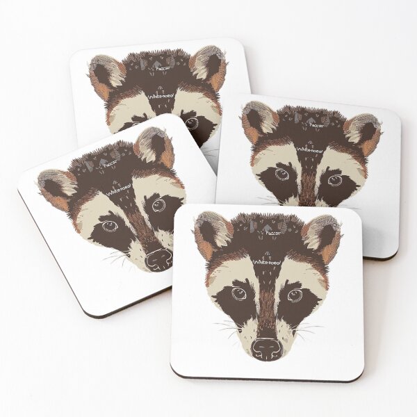 Item preview, Wild Gaze: Portrait of a White-nosed Coati designed and sold by defencepalaces.