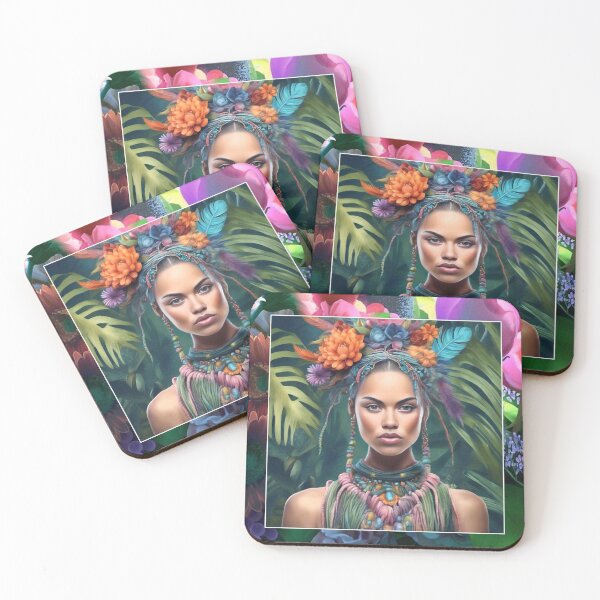 Item preview, Tropical charm, vibrant beauty, sun-kissed elegance, idyllic presence. designed and sold by WHITI_MANAWA.