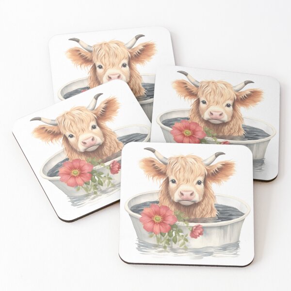 Item preview, Highland Cow in Bucket designed and sold by macco775.