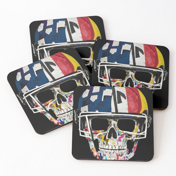Item preview, American football helmet skull  designed and sold by The Rust Lab.