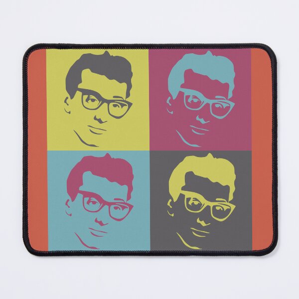 Item preview, Buddy Holly Pop Art designed and sold by humnoo.