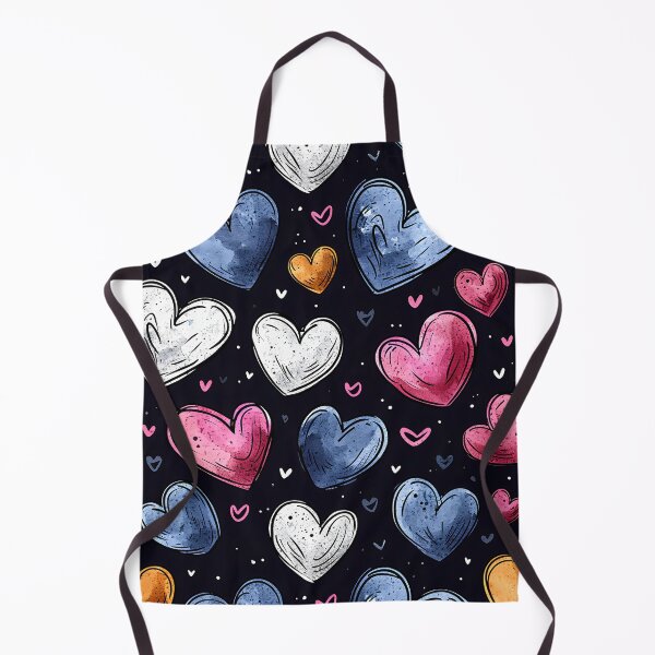 Item preview, Colorful hearts pattern design designed and sold by randrdesign.