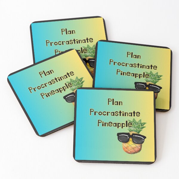 Item preview, Plan Procrastinate Pineapple  designed and sold by NiftyNoppen.