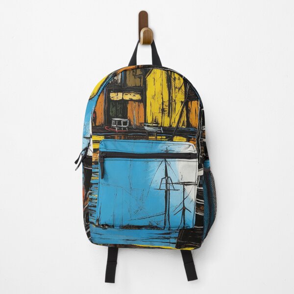 Item preview, Godavari river travel vintage colorful anime graphics designed and sold by wonderfulpark.