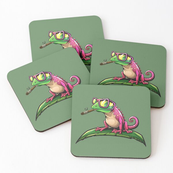 Item preview, Laid-Back Pink Lizard with Shades designed and sold by NiRia Spot.