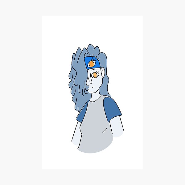 Item preview, Woman with Bandanna that has eyes designed and sold by selkaycik.