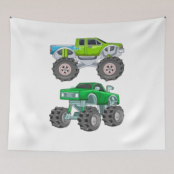 Item preview, Green Monster Trucks designed and sold by Hinny8.