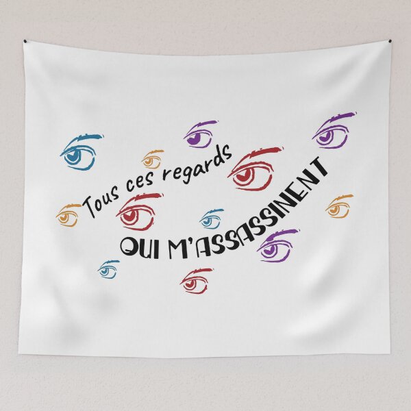 Item preview, MIKA Jane Birkin Lyrics - Tous ces regards qui massassinent designed and sold by TooFrenchClub.