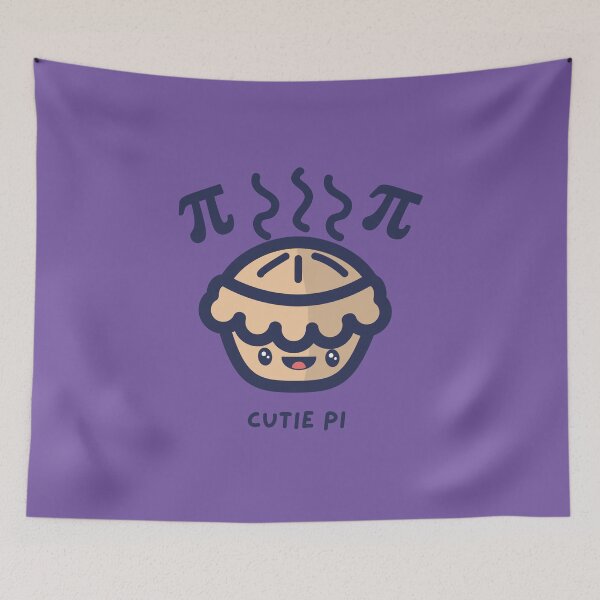 Item preview, Cutie Pi Funny Math Kawaii Pie  designed and sold by UnwindMoon.