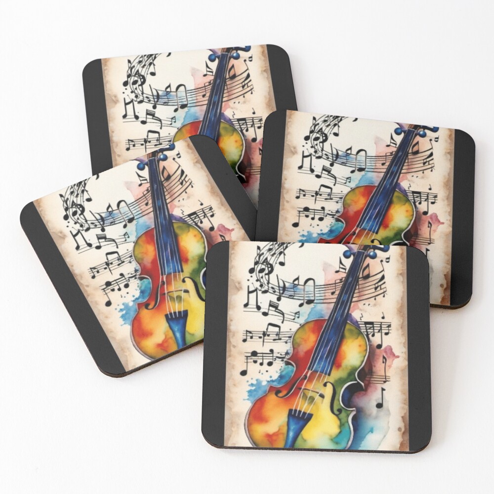Item preview, Coasters (Set of 4) designed and sold by BubbleTextBox.