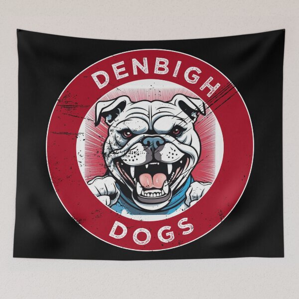 Item preview, DENBIGH DOGS DINBYCH WALES CYMRU DISTRESSED LOOK designed and sold by Marni Scofidio Desi9ns.