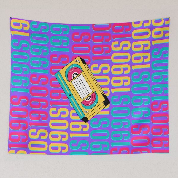 Item preview, 1990s retro design 17 - Purple Background designed and sold by PunjabanJatti.