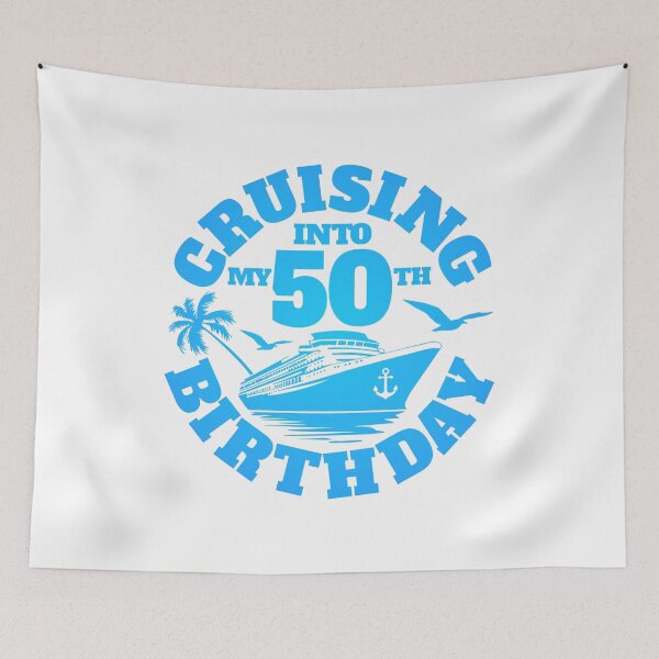 Item preview, 50th Birthday, Cruising into my 50 th Birthday designed and sold by iclipart.
